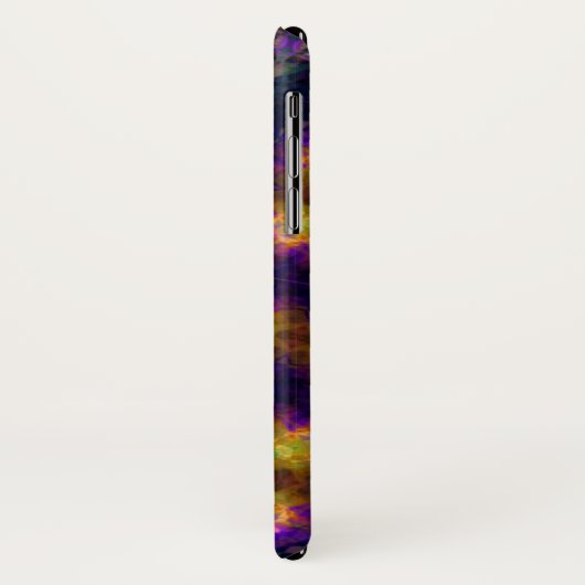 Paars Kaleidoscope Cross Pattern Case-Mate iPhone Case (Achterkant/links)