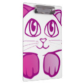 Paars Kat Klembord (Rechts)