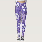 Paars Kauai Turtles Leggings (Voorkant)
