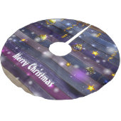 Paars Kerstboom Rok (Gekanteld)