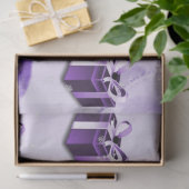 Paars kerstcadeaupapier tissuepapier (Geschenk)