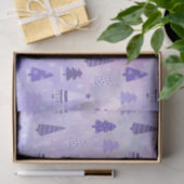 Paars kerstfeestvieren tissuepapier (Geschenk)