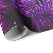 Paars kerstpapier cadeaupapier (Rol Hoek)