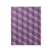 PAARS KUBES PATTERN NOTITIEBLOK (Gedraaid)