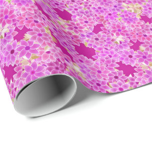 Paars-, lavender- en pruimen- en pruimen- achtergr cadeaupapier