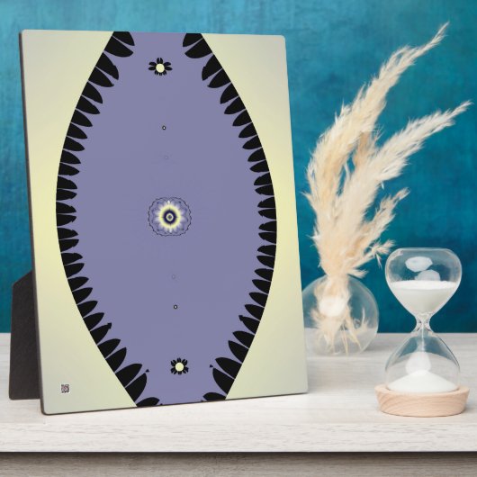 Paars Leaf Fotoplaat (Zijkant)