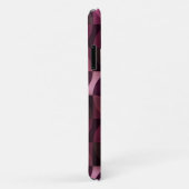 Paars Leaf Modern Pattern Case-Mate iPhone Case (Achterkant/rechts)