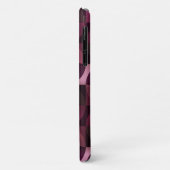 Paars Leaf Modern Pattern Case-Mate iPhone Case (Achterkant/links)