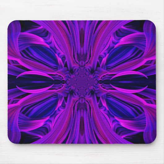 Paars Leaf Mousepad Muismat (Voorkant)