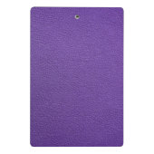 Paars leder mini klembord (Achterkant)