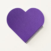 Paars leder notitieboek (Achterkant)