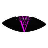 Paars Letter Face Mini Football (Paneel)