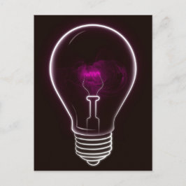 Paars licht briefkaart