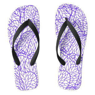 Paars lijnenpatroon Patton Teenslippers