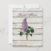 paars lila bruiloft met witgewassen schuur kaart (Voorkant)