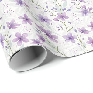 Paars Lila Cadeaupapier