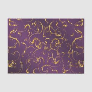 paars, lila, goud, gouden, trillingen, abstract, tissuepapier