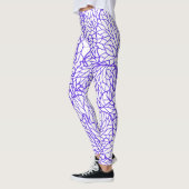 Paars Lines Patton Leggings (Links)