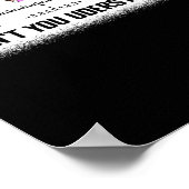 Paars lintje voor huiselijk geweld poster (Hoek)