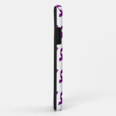 Paars lintpatroon Case-Mate iPhone case (Achterkant/rechts)