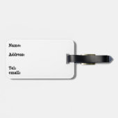 Paars Luggage Label Bagagelabel (Achterkant horizontaal)