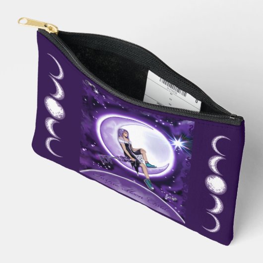 Paars-maankind Etui (Open)