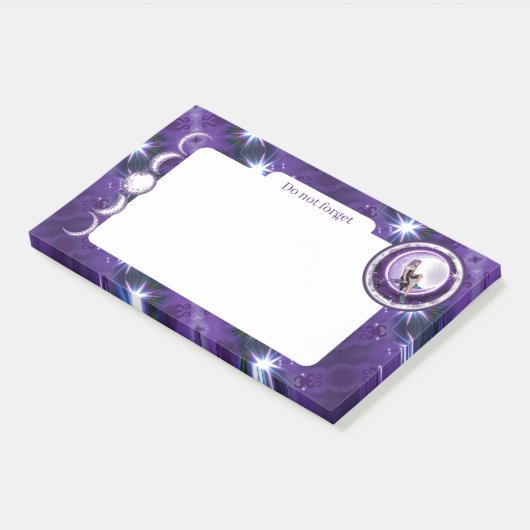 Paars-maankind Post-it® Notes (Schuin)