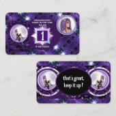 Paars-maankind Visitekaartje (Voorkant / Achterkant)