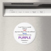 Paars Magnet Magneet (Insitu (Vaatwasser))