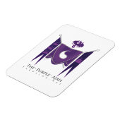 Paars Magnet Magneet (Linkerzijde)