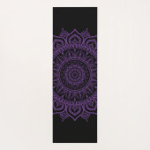 Paars Mandala Bold Black Colorful Chakra Yogamat (Achterkant)