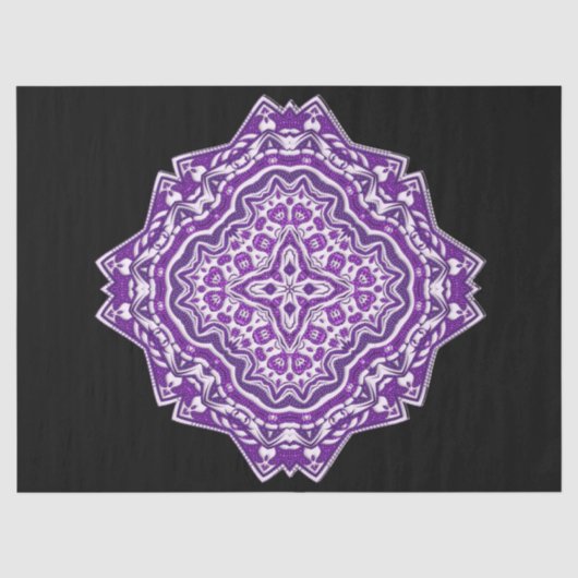paars mandala tissuepapier (Voorkant)
