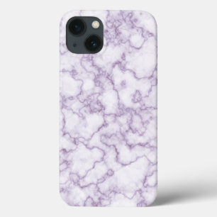 Paars marmer Patroon iPhone 13 Hoesje