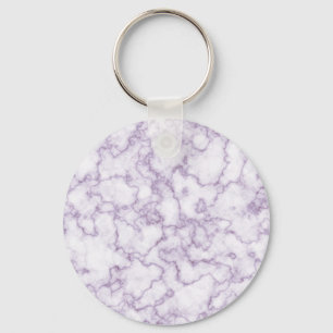 Paars marmer Patroon Sleutelhanger