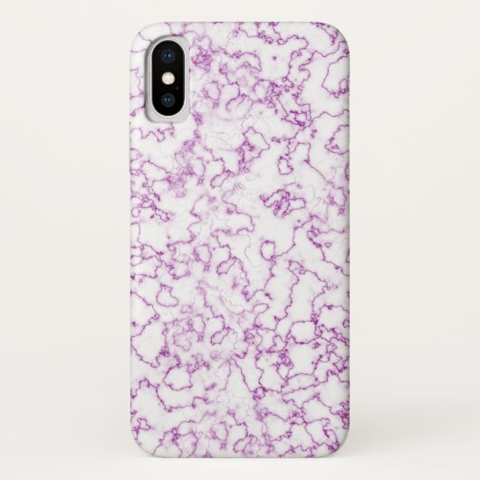 Paars marmerpatroon Case-Mate iPhone case (Achterkant)