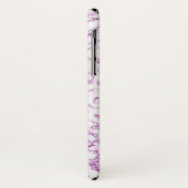 Paars marmerpatroon Case-Mate iPhone case (Achterkant/links)