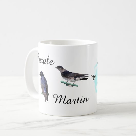 Paars Martins Koffiemok (Voorkant links)