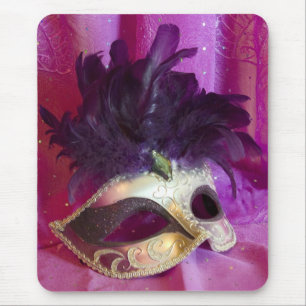 Paars Masquerade Masask Muismat