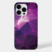 Paars melkwegpatroon iPhone hoesje (Achterkant)