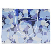 Paars microbe-patroon groot cadeauzakje (Achterkant)