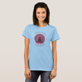 Paars Monkey Yogini Shirt (Voorkant volledig)