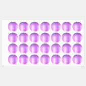 Paars monogram Glitter Sparkle Girly Script Labels (Vel)