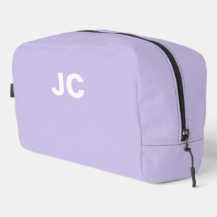 Paars Monogram Minimaal Modern Reis- Toilettasje