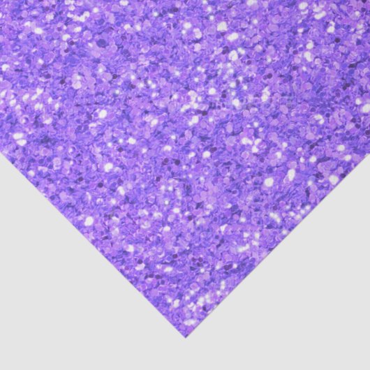 Paars mousserend glitterpatroon tissuepapier (Detail)
