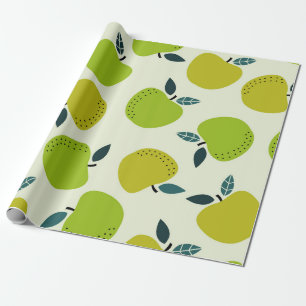 Paars naadloos patroon. Afbeelding van het fruitth Cadeaupapier