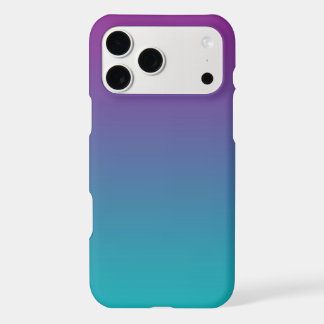 Paars naar Teal Gradiënt Ombre Minimalistisch