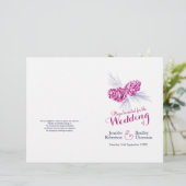 Paars najevuurbruiloftsprogramma voor de winter va (Staand voorkant)