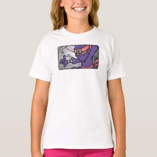 Paars Ninja-ontwerp T-shirt