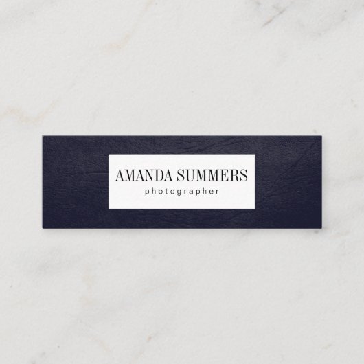 Paars noodweer mini visitekaartje (Voorkant)