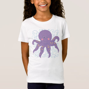Paars Octopus Tshirt